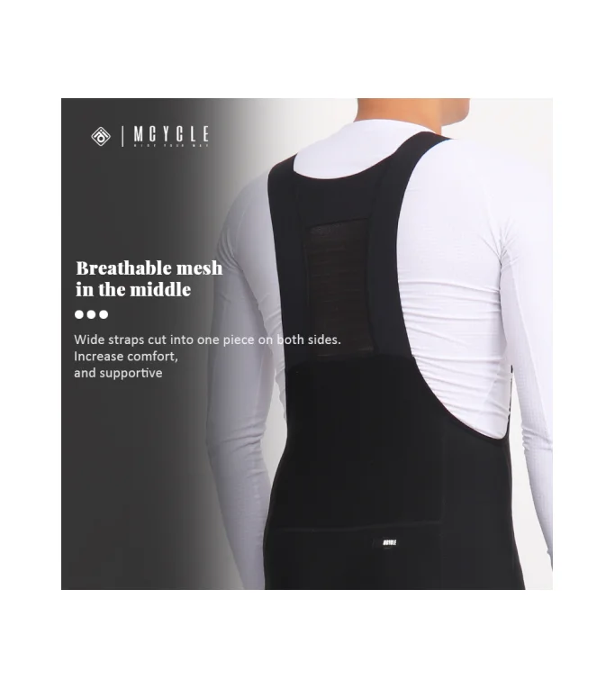 MCYCLE MK086 FLEECE MEN CYCLING BIB PANTS