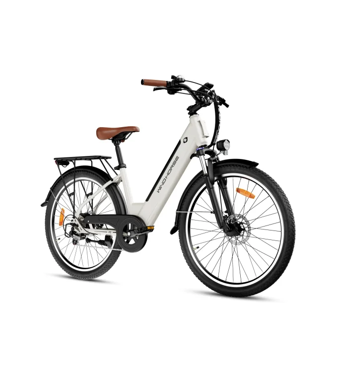 WINDHORSE F2 Electric Bike 32KM/H Max Speed 40&ndash;80KM Range Carbon Alloy Frame 26 Inches Tires