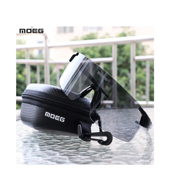 MOEG Cycling Sunglasses Anti Fog Photochromic Lens MO993 C09