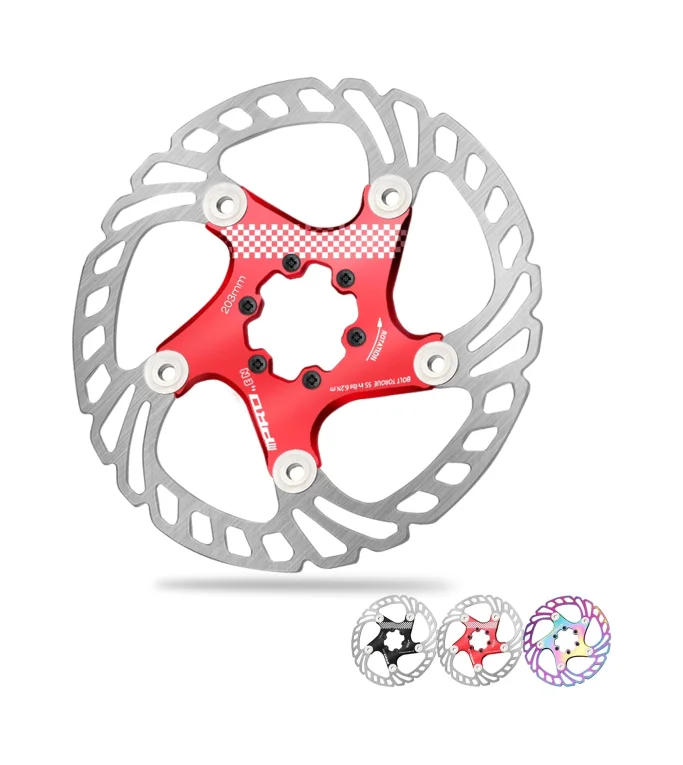 IIIPRO BICYCLE DISC BRAKE ROTOR 160mm Red