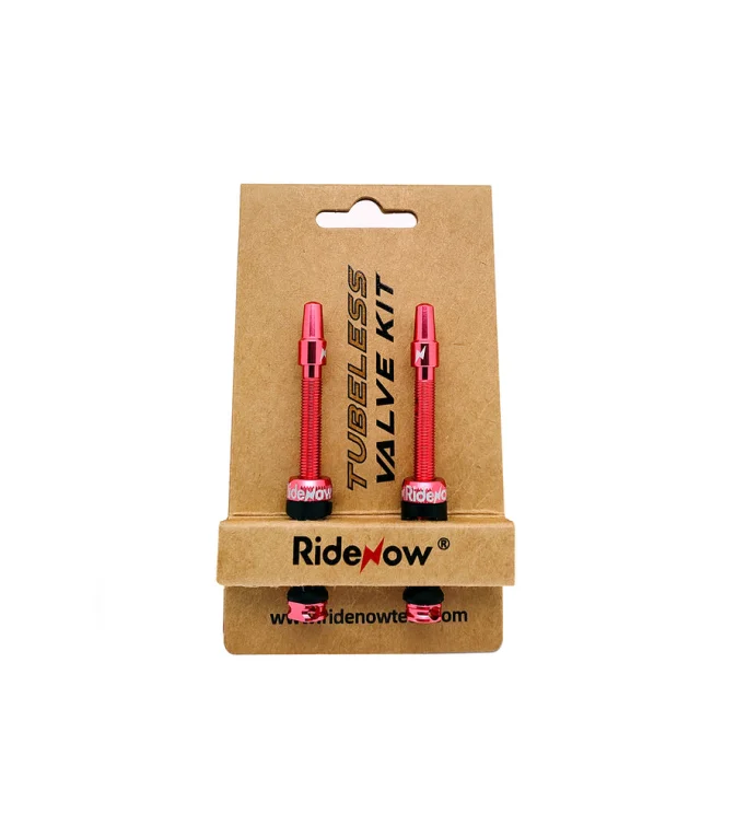 Ridenow Bike Presta Tubeless Valve Aluminum Alloy Core Removable for MTB Road Bike Tire