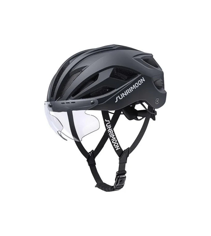 Sunrimoon Cycling Helmet with Photochromic Sunglasses and 3D Grid S79