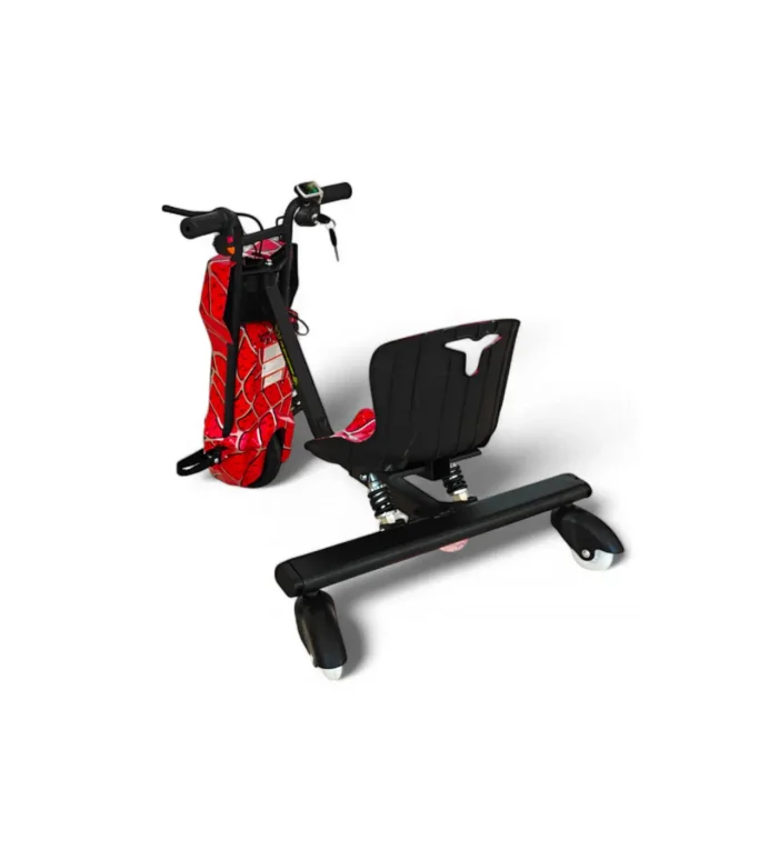 WindHorse Drifting Electric Scooter for Kids and Adults &amp;amp;amp;amp;amp;amp;ndash; 250W Brushless Motor, 36V 4Ah Battery, 360 Spin, Bluetooth Speaker, Adjustable Frame, 3-Speed Modes, Steel Alloy Body