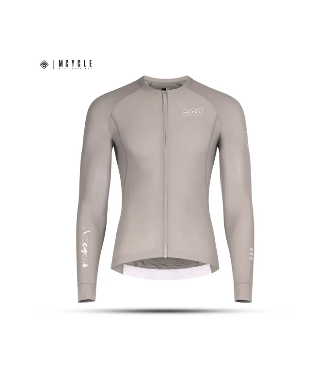 Mcycle Solid Color Men Long Sleeve Cycling Jersey Anti UV 50+ MY356