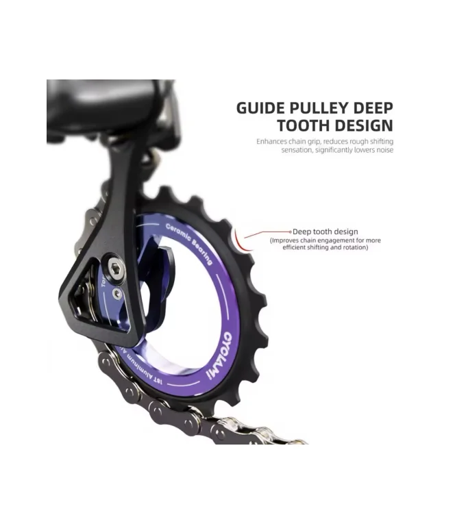 oversize derailleur  ceramic pulley