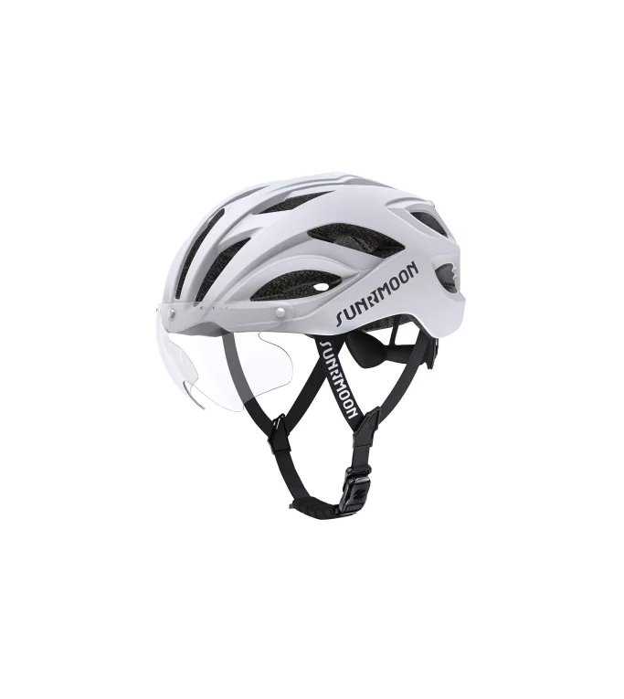 Sunrimoon Cycling Helmet with Photochromic Sunglasses WT079