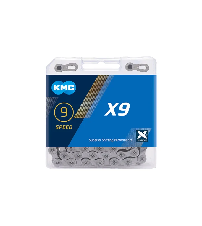 KMC Bicycle CHAIN X9 9 SPEED 116L