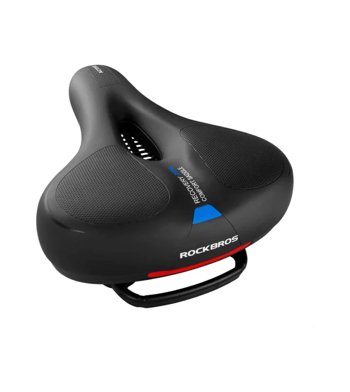 ROCKBROS BIG SEAT SADDLE WITH HANDLEBAR AQ-6090Blue